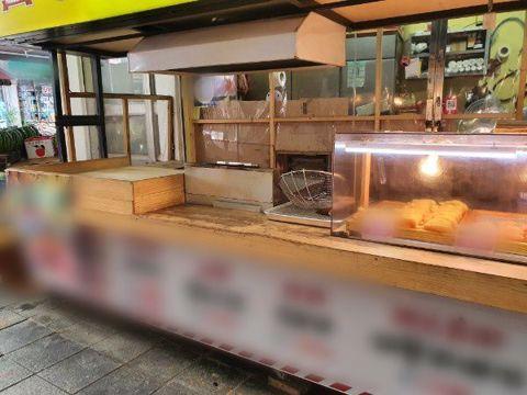 시장내에 있는 용호동 꽈배기 전문점