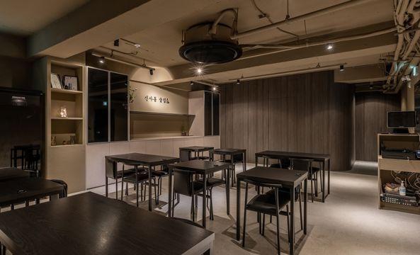 유동인구 많은, 신사동 가로수길 상권 2층 술집