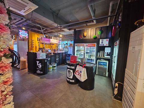 테라스 있는 마곡동 발산역먹자골목에 위치한 호프집