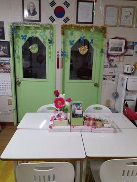 공릉동 단지내 상가에 위치한 학원