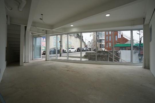 건축상 받은 독특한 형태의 상가건물